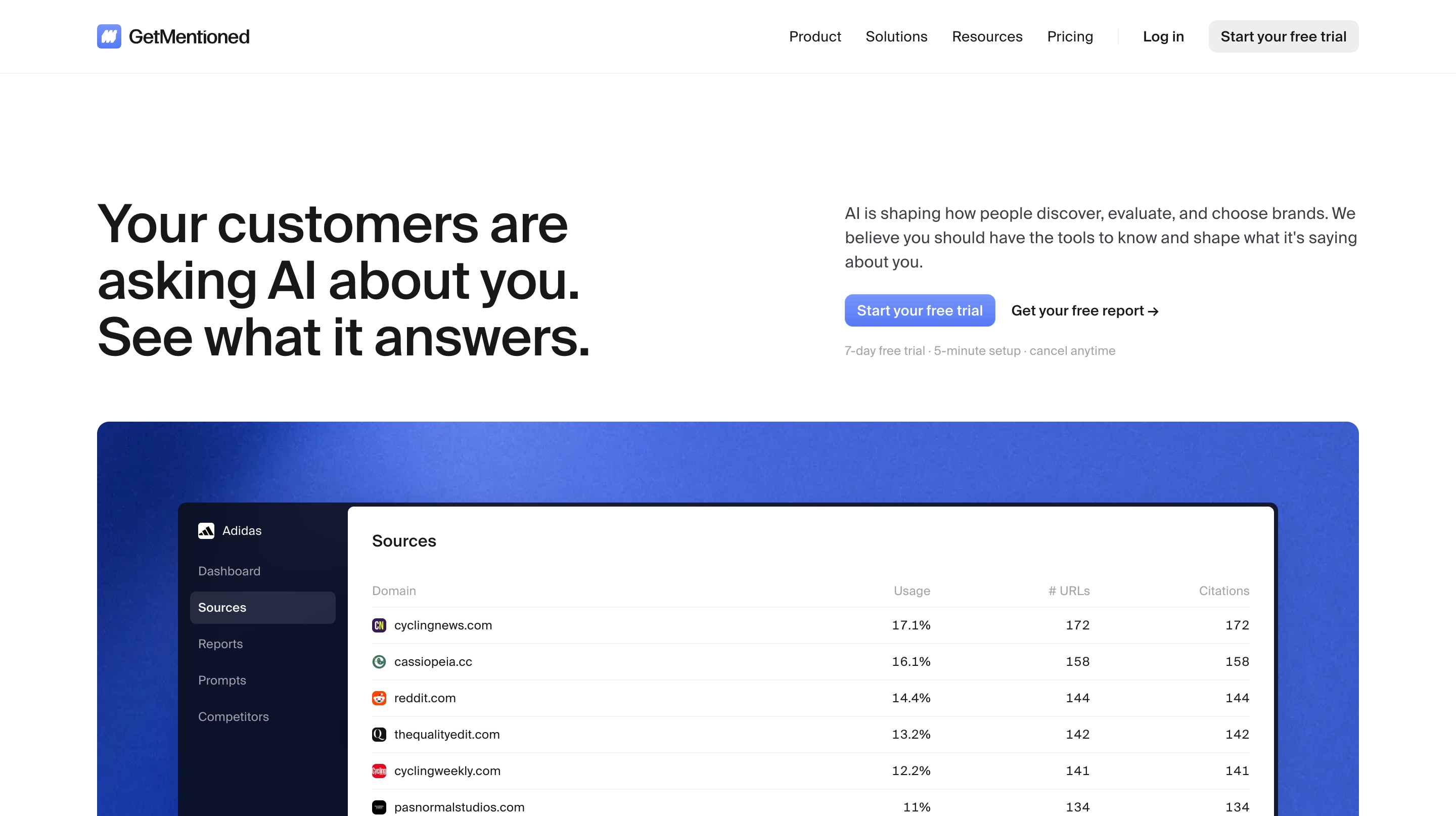 GetMentioned website